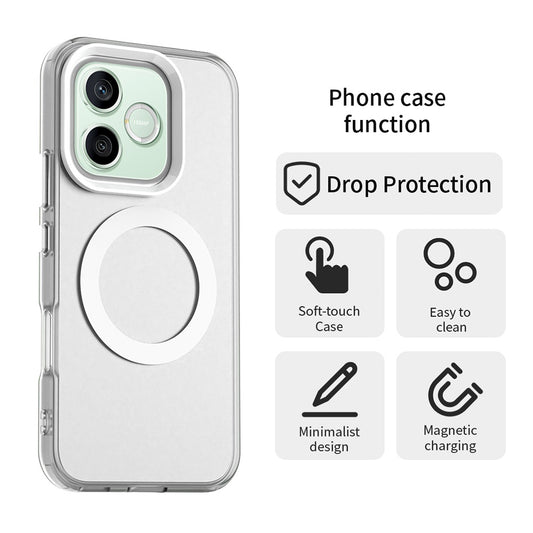 Θήκη MagSafe για Honor 600 Lite, Techsuit, CandyCase, Λευκό