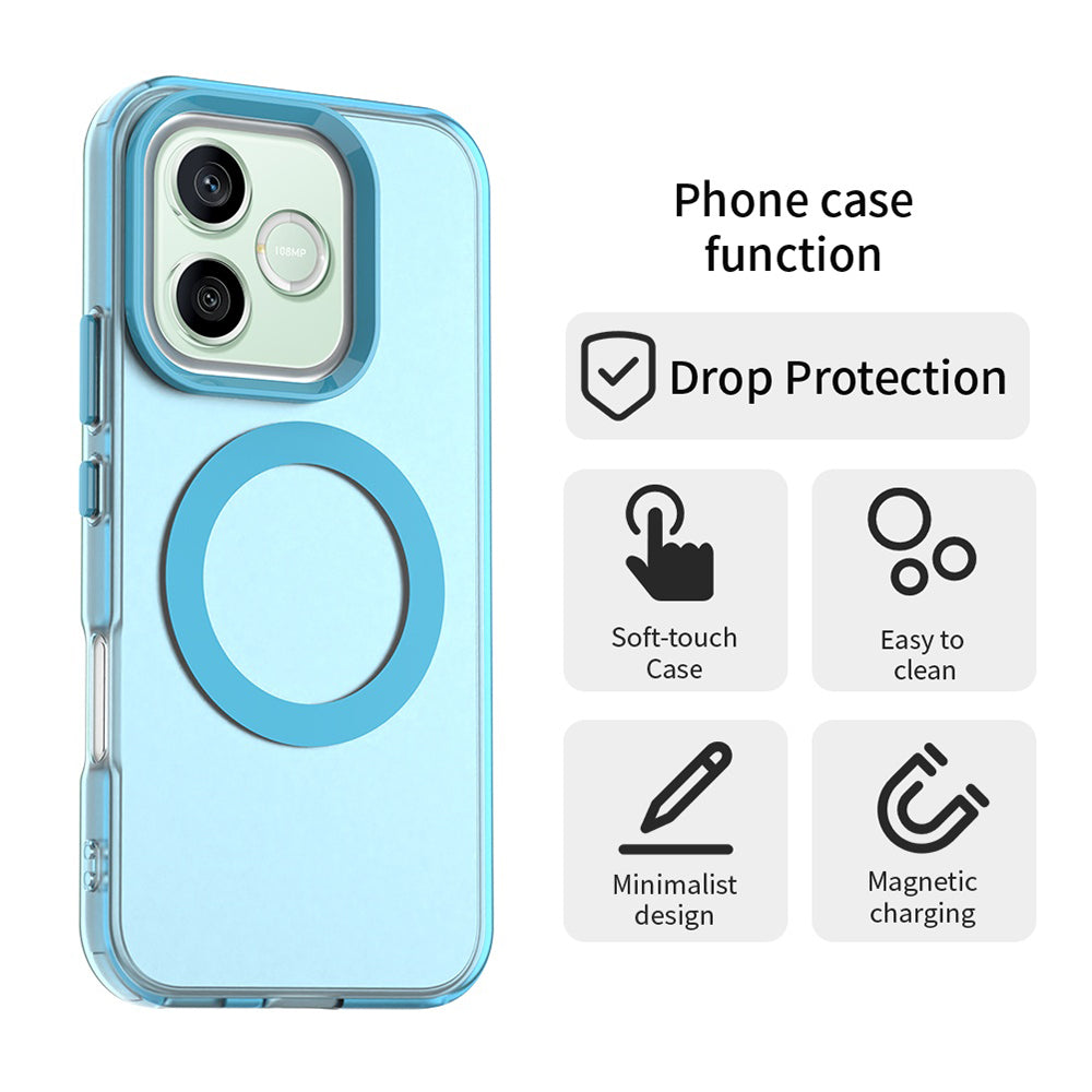Θήκη MagSafe για Honor 600 Lite, Techsuit, CandyCase, Μπλε