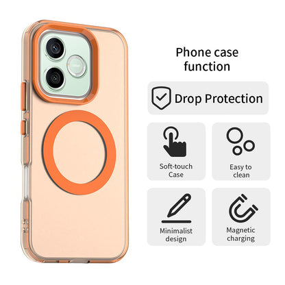 Θήκη MagSafe για Honor 600 Lite, Techsuit, CandyCase, Πορτοκαλί