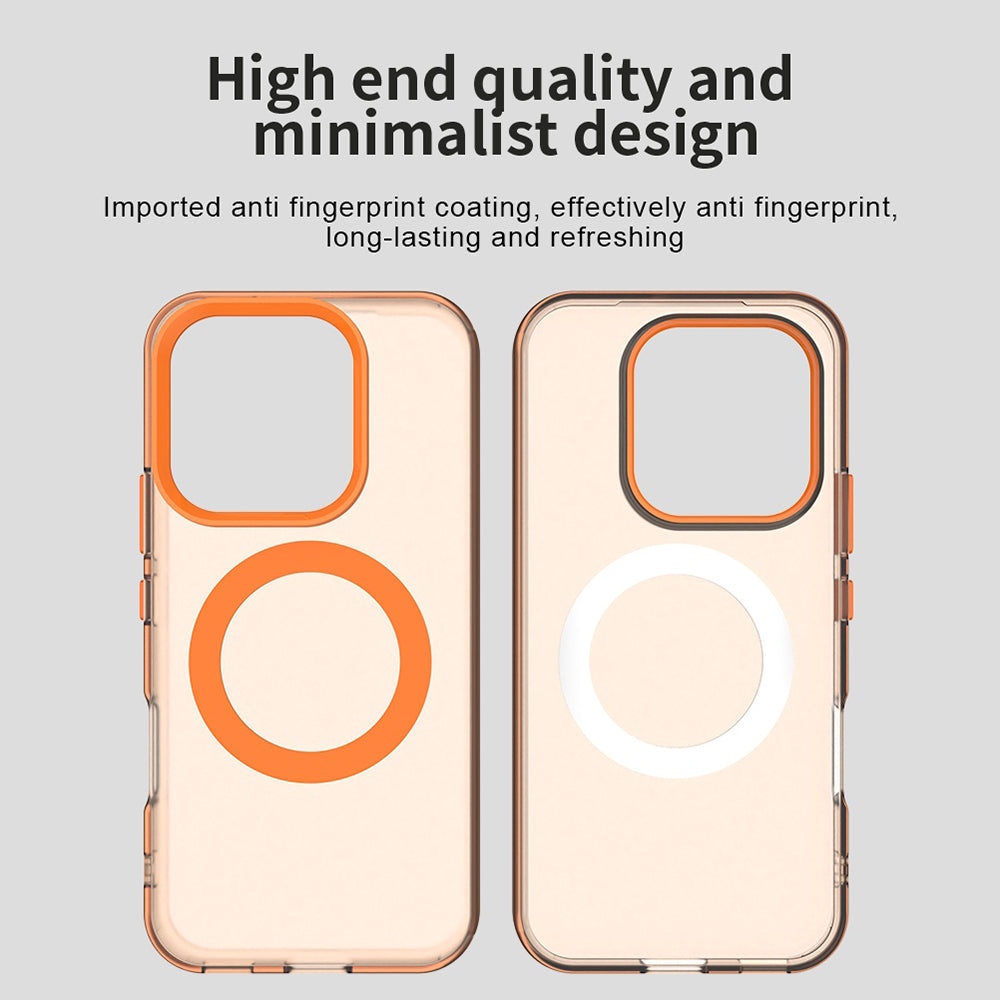 Θήκη MagSafe για Honor 600 Lite, Techsuit, CandyCase, Πορτοκαλί