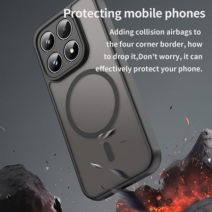 Θήκη MagSafe για Honor 600 Lite, Techsuit, HaloFrost II, Μαύρη