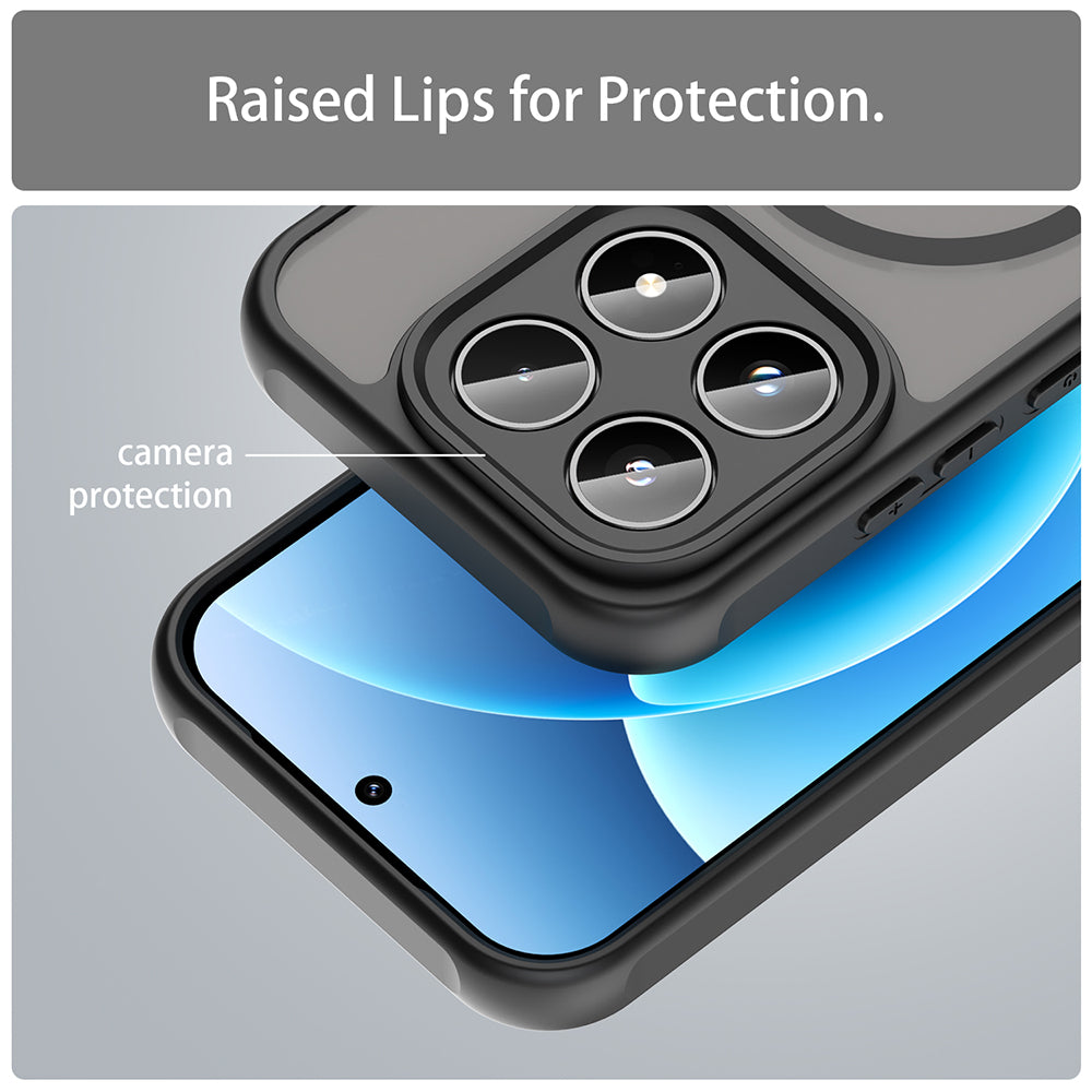 Θήκη MagSafe για Honor 600 Lite, Techsuit, HaloFrost II, Μαύρη