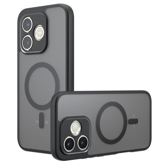 MagSafe Case for Honor 600 Lite, Techsuit, PureFrost, Satin Black