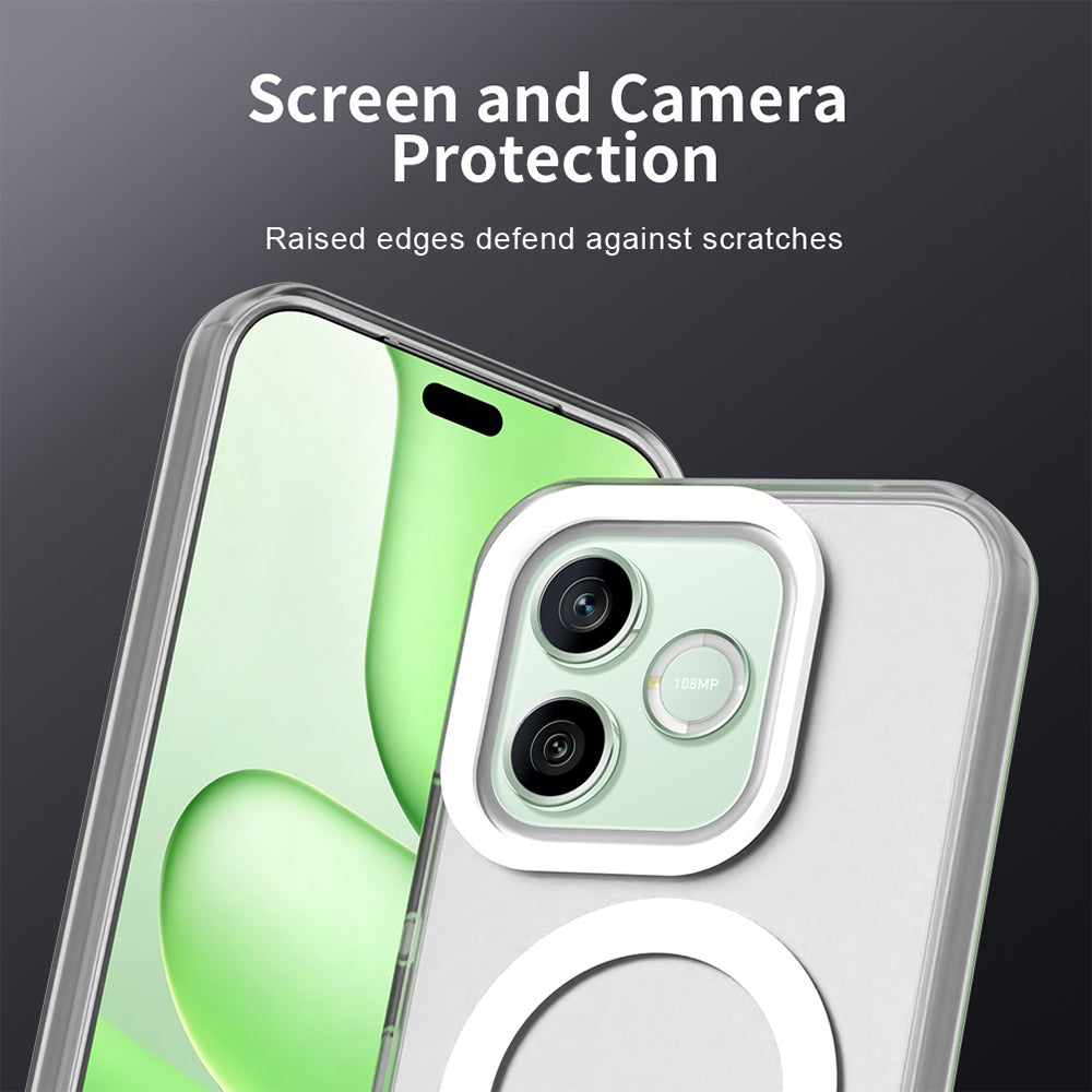Θήκη MagSafe για Honor 600 Pro / 600, Techsuit, CandyCase, Λευκό