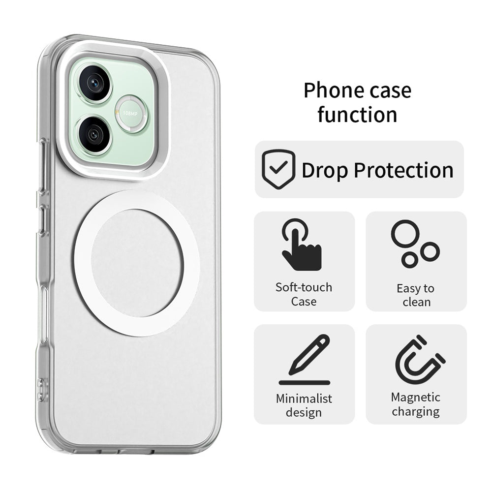 Θήκη MagSafe για Honor 600 Pro / 600, Techsuit, CandyCase, Λευκό