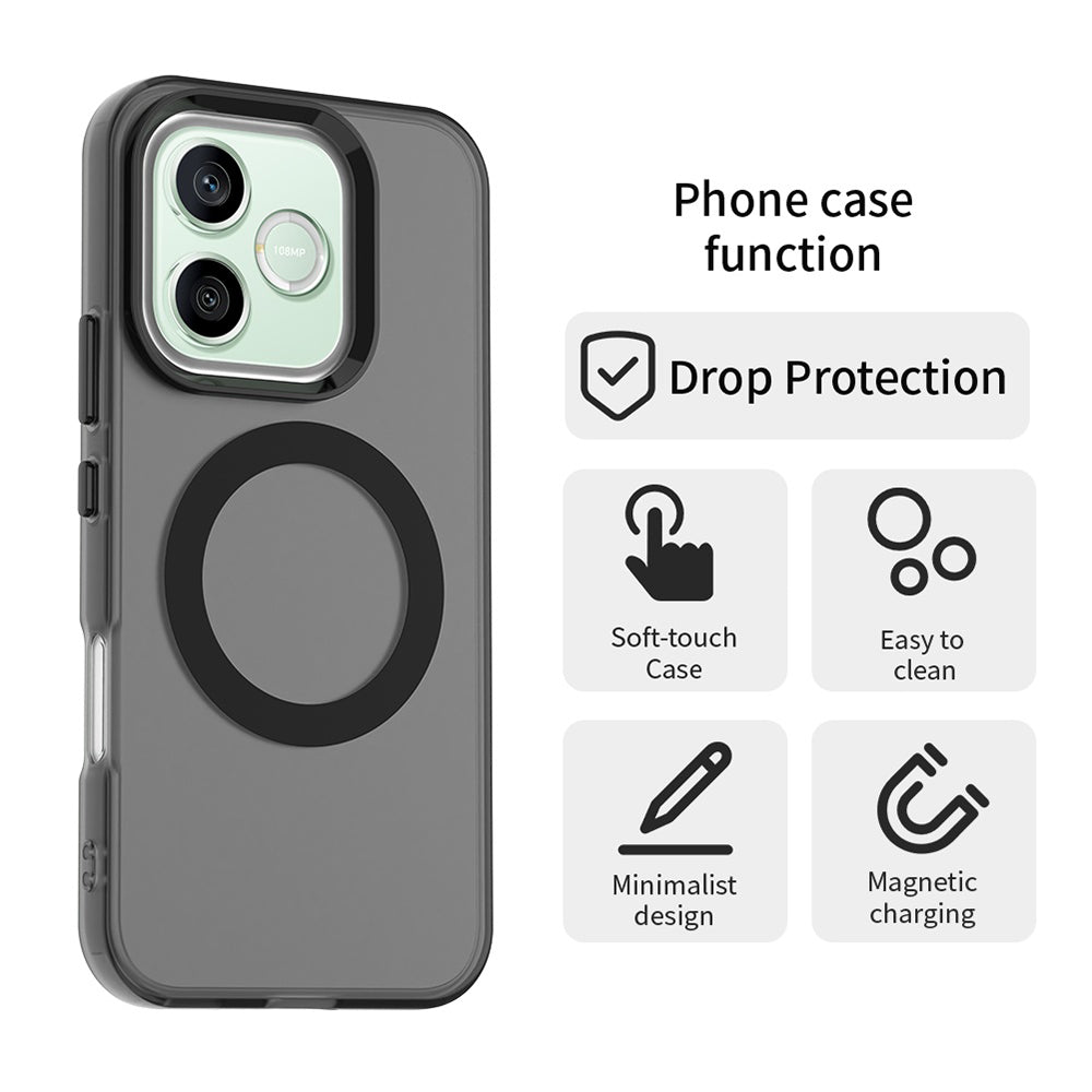 Θήκη MagSafe για Honor 600 Pro / 600, Techsuit, CandyCase, Μαύρο