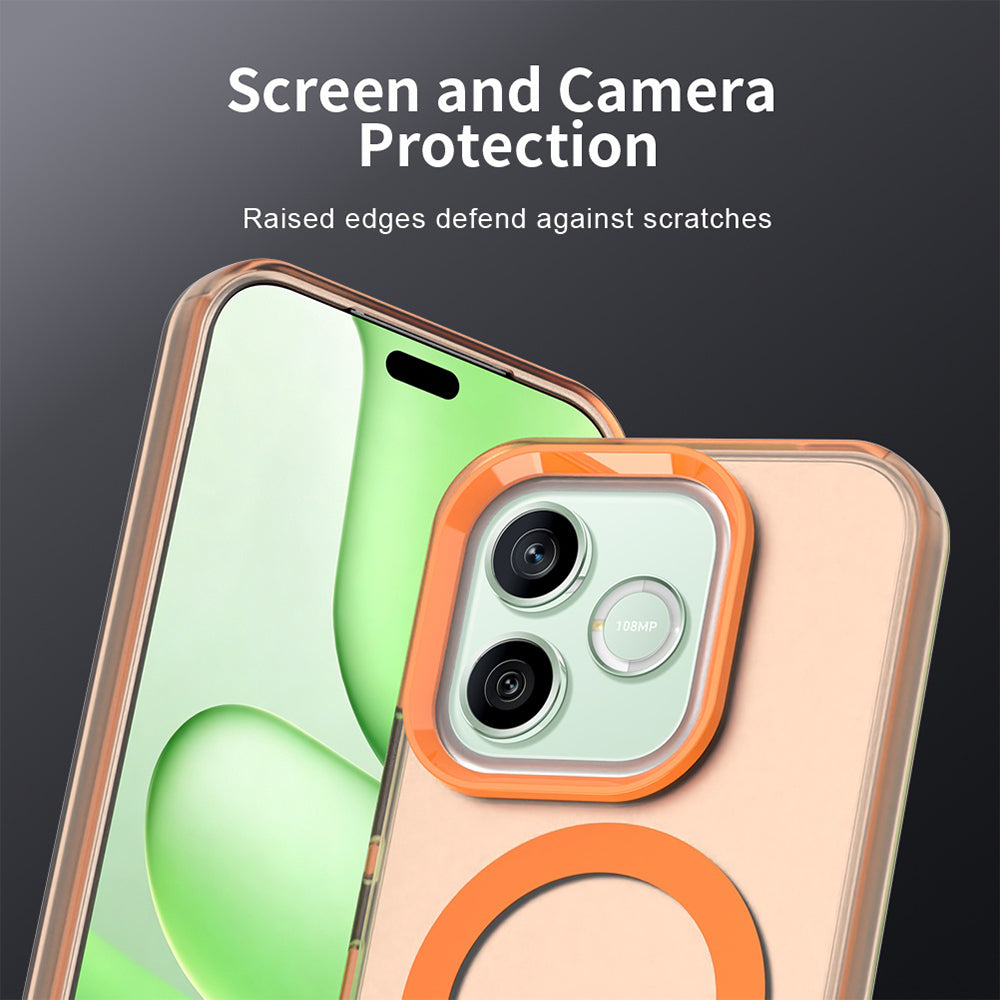 Θήκη MagSafe για Honor 600 Pro / 600, Techsuit, CandyCase, Πορτοκαλί