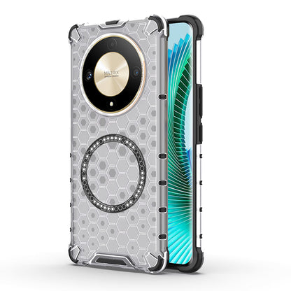 Θήκη MagSafe για Honor Magic6 Lite, Techsuit, HoneyComb Shield, Λευκό