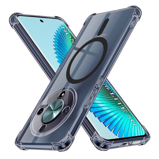 Θήκη MagSafe για Honor Magic6 Lite, Techsuit, Ανθεκτική σε Κρούσεις Διαφανής, Καπνιστή