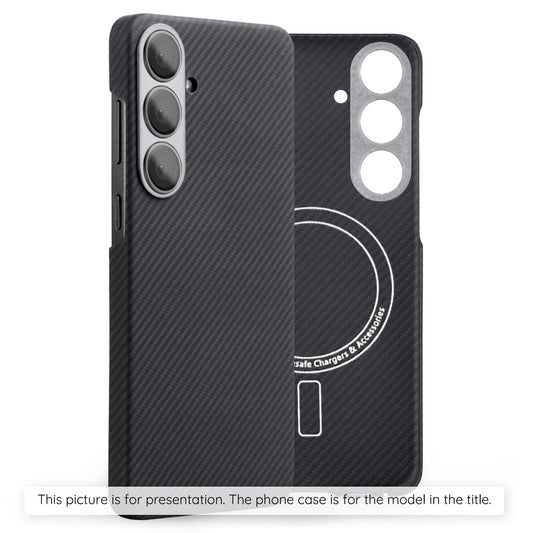 Θήκη MagSafe για Honor Magic8 Pro, Techsuit, Αραμίδιο Ίνα, Μαύρη