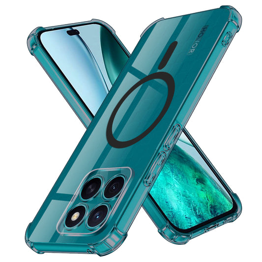 Θήκη MagSafe για Honor X8c, Techsuit, Ανθεκτική σε Κρούσεις Διαφανής, Καπνιστή