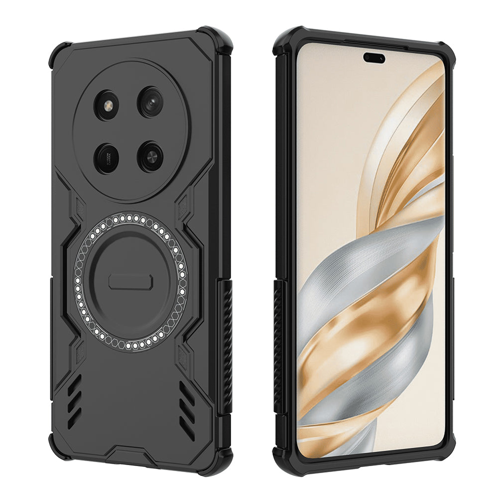 Θήκη MagSafe για Honor X9c / Magic7 Lite, Techsuit, ArmorMag, Μαύρη