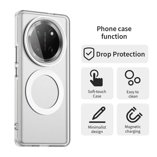 Θήκη MagSafe για Honor X9c / Magic7 Lite, Techsuit, CandyCase, Λευκό