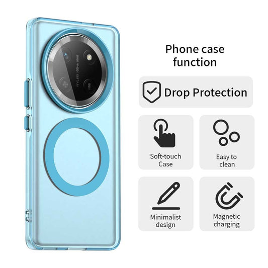 Θήκη MagSafe για Honor X9c / Magic7 Lite, Techsuit, CandyCase, Μπλε
