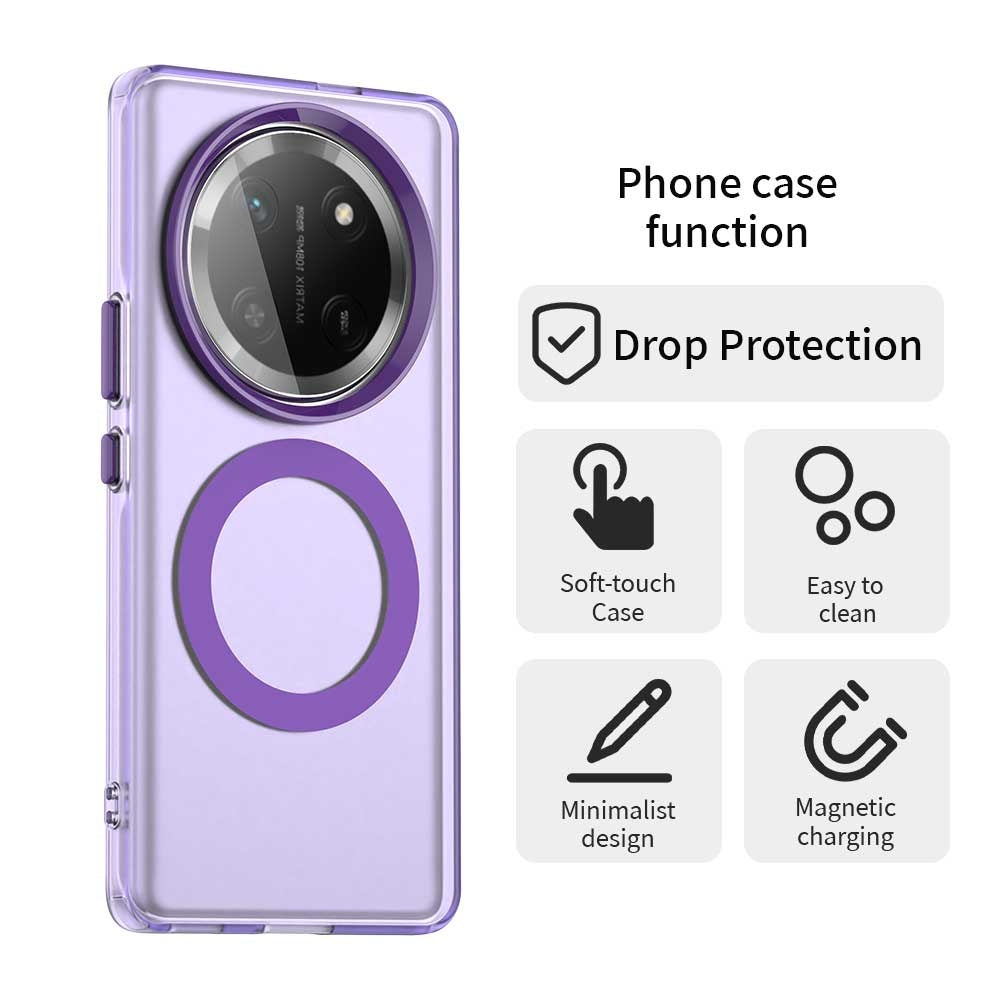 Θήκη MagSafe για Honor X9c / Magic7 Lite, Techsuit, CandyCase, Μωβ