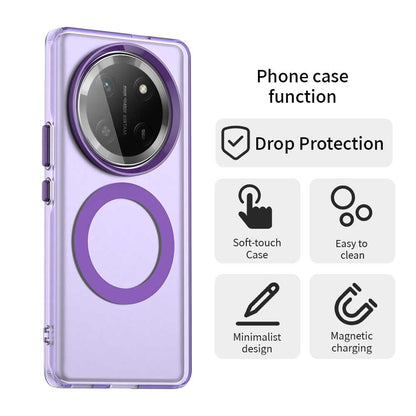 Θήκη MagSafe για Honor X9c / Magic7 Lite, Techsuit, CandyCase, Μωβ