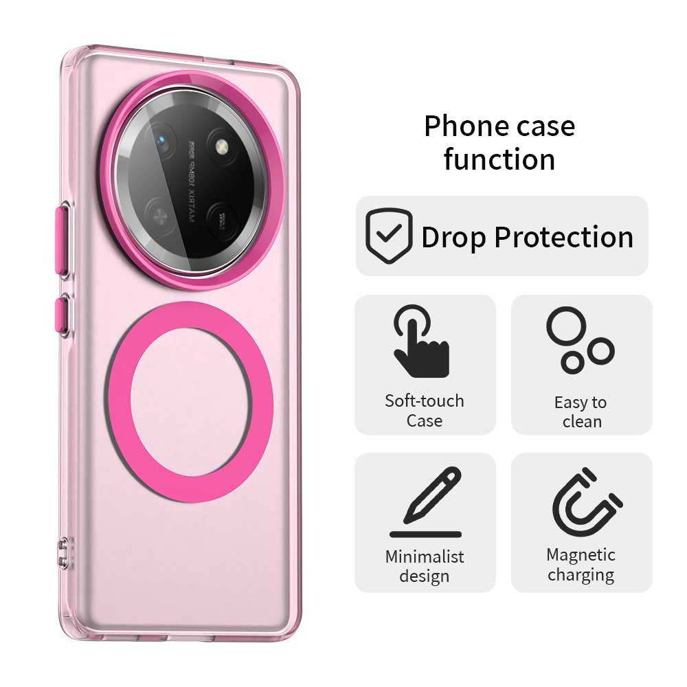 MagSafe Case for Honor X9c / Magic7 Lite, Techsuit, CandyCase, Pink