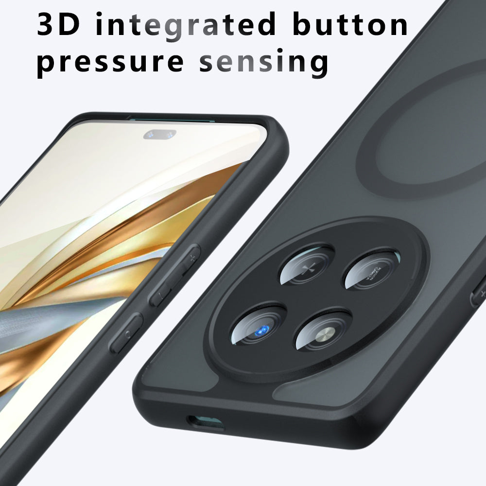 Θήκη MagSafe για Honor X9c / Magic7 Lite, Techsuit, PureFrost, Μαύρο