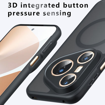 Θήκη MagSafe για Huawei Pura 80 Pro / Pura 80 Ultra, Techsuit, PureFrost, Μαύρο Σατινέ
