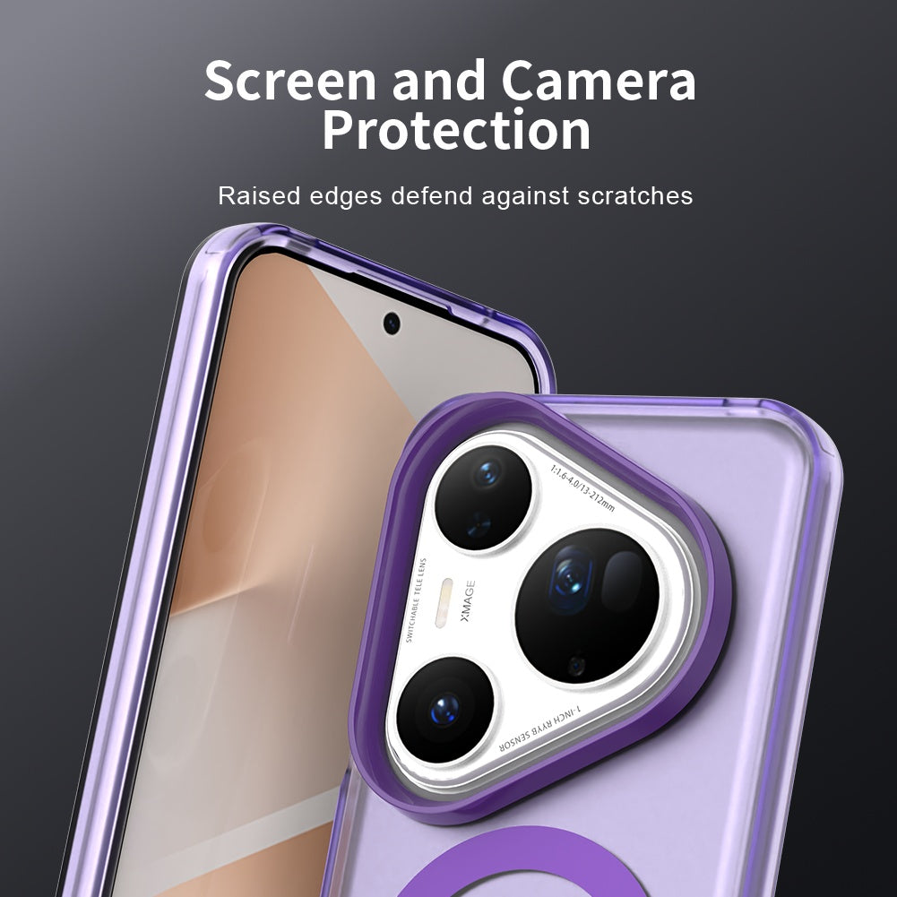 Θήκη MagSafe για Huawei Pura 80 Ultra, Techsuit, CandyCase, Μωβ