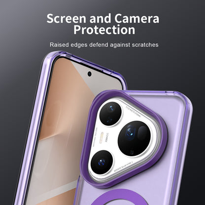 Θήκη MagSafe για Huawei Pura 80 Ultra, Techsuit, CandyCase, Μωβ