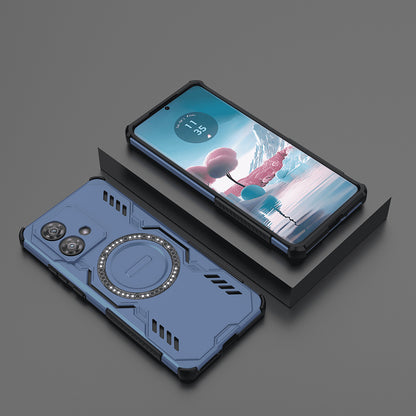 MagSafe Case for Motorola Edge 40 Neo, Techsuit, ArmorMag, Blue