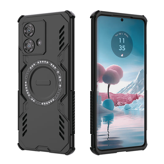 Θήκη MagSafe για Motorola Edge 40 Neo, Techsuit, ArmorMag, Μαύρη
