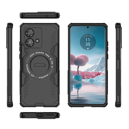 MagSafe Case for Motorola Edge 40 Neo, Techsuit, ArmorMag, Black