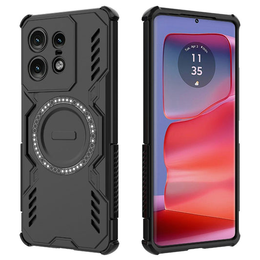 Θήκη MagSafe για Motorola Edge 50 Pro, Techsuit, ArmorMag, Μαύρη