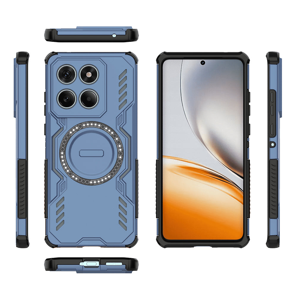 MagSafe Case for Motorola Edge 60 Fusion / Edge 60, Techsuit, ArmorMag, Blue