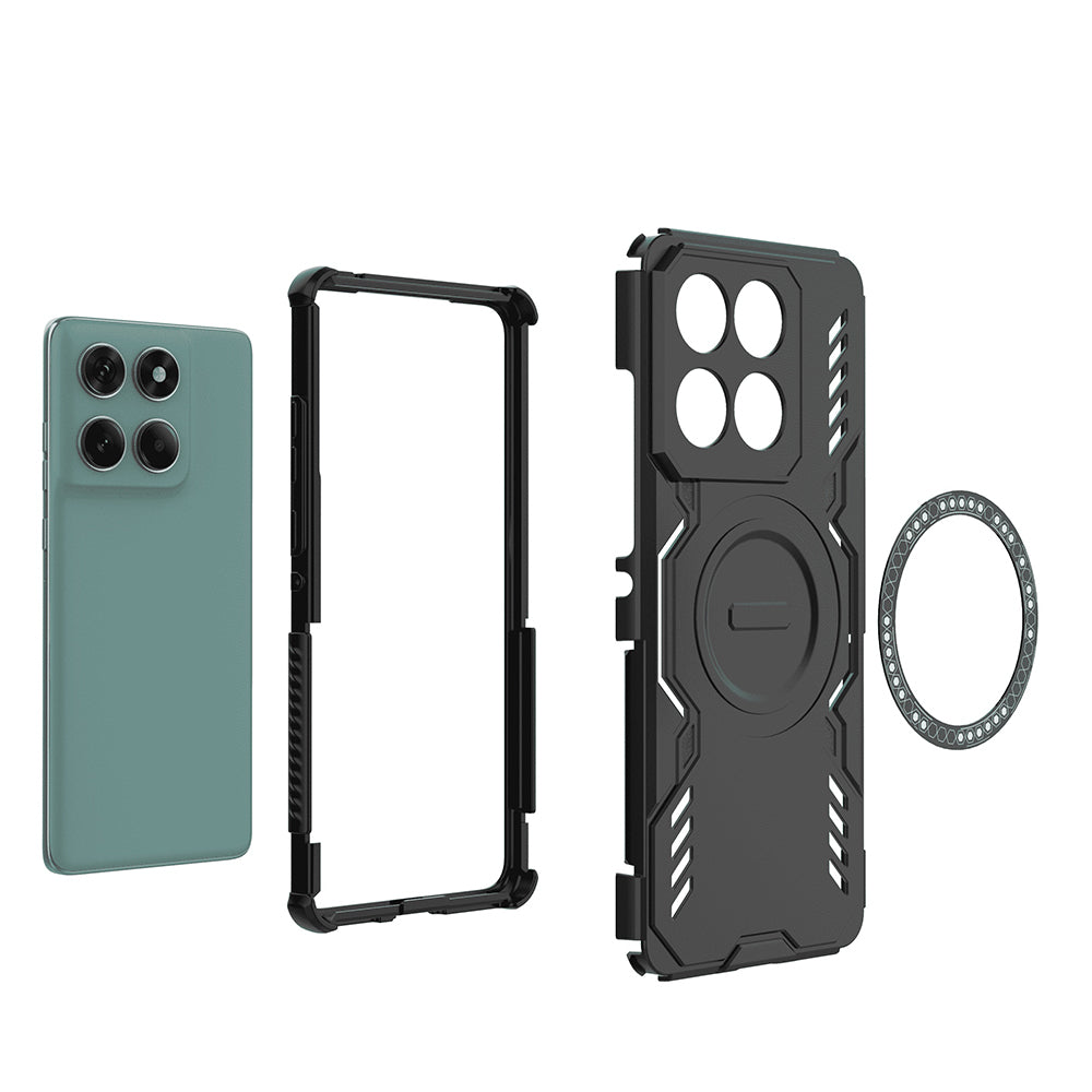 MagSafe Case for Motorola Edge 60 Fusion / Edge 60, Techsuit, ArmorMag, Blue