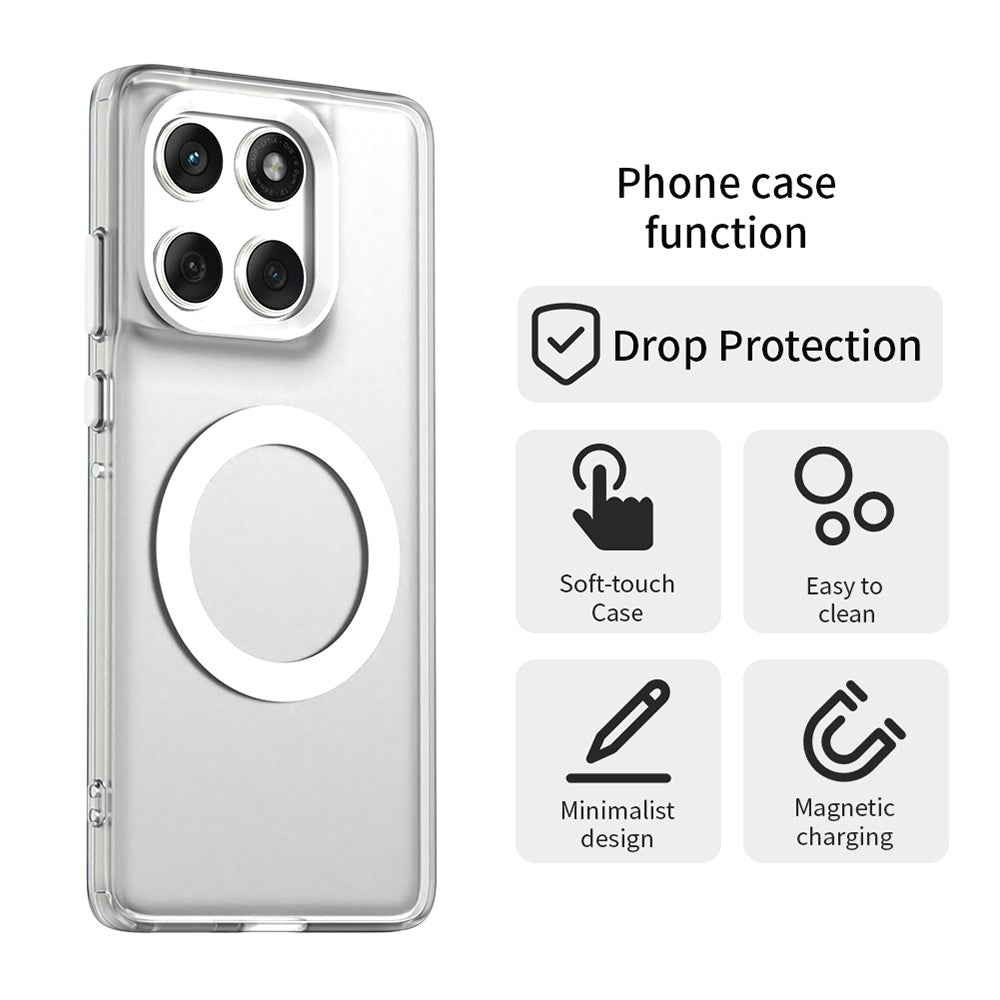 Θήκη MagSafe για Motorola Edge 60 Fusion / Edge 60, Techsuit, CandyCase, Λευκό