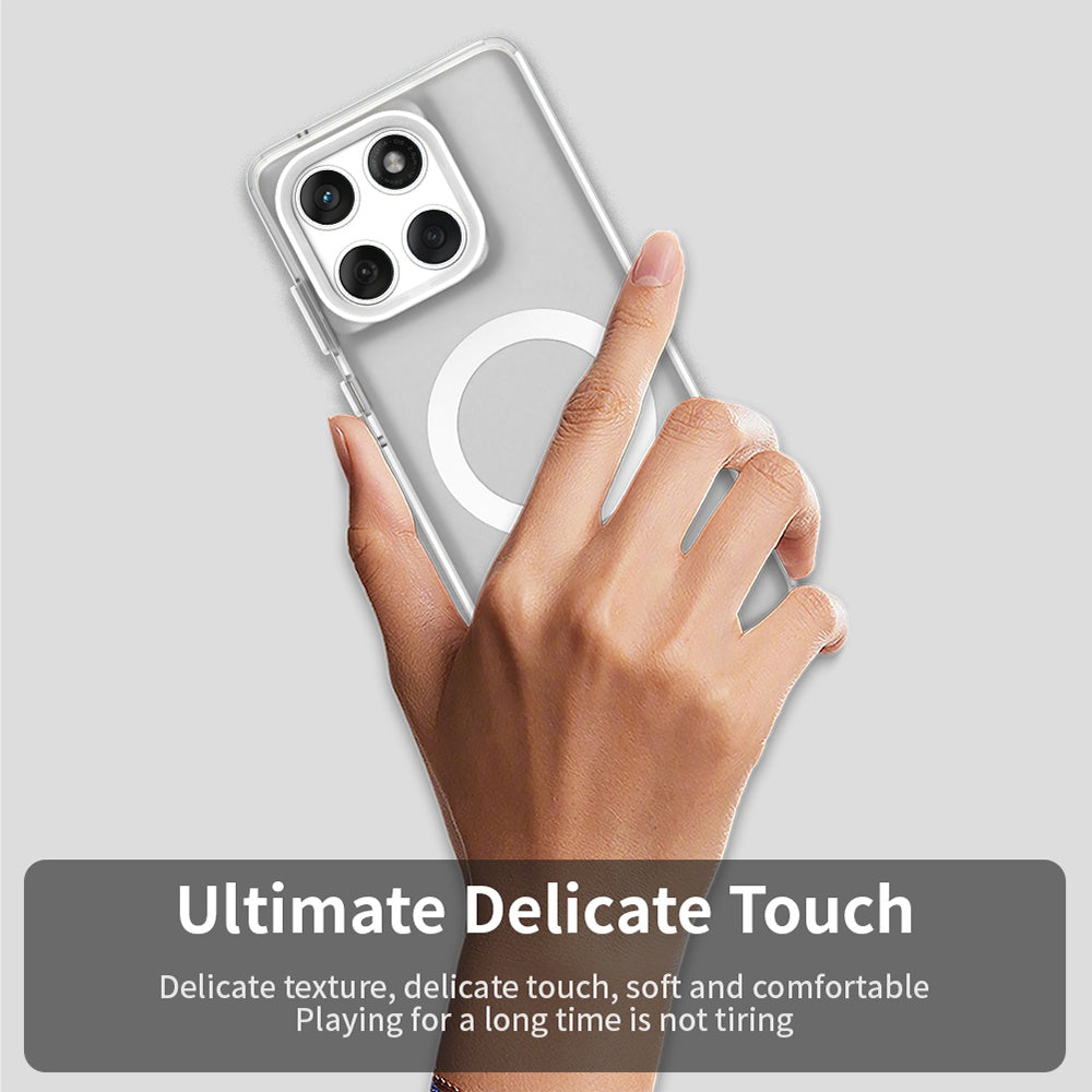 Θήκη MagSafe για Motorola Edge 60 Fusion / Edge 60, Techsuit, CandyCase, Λευκό