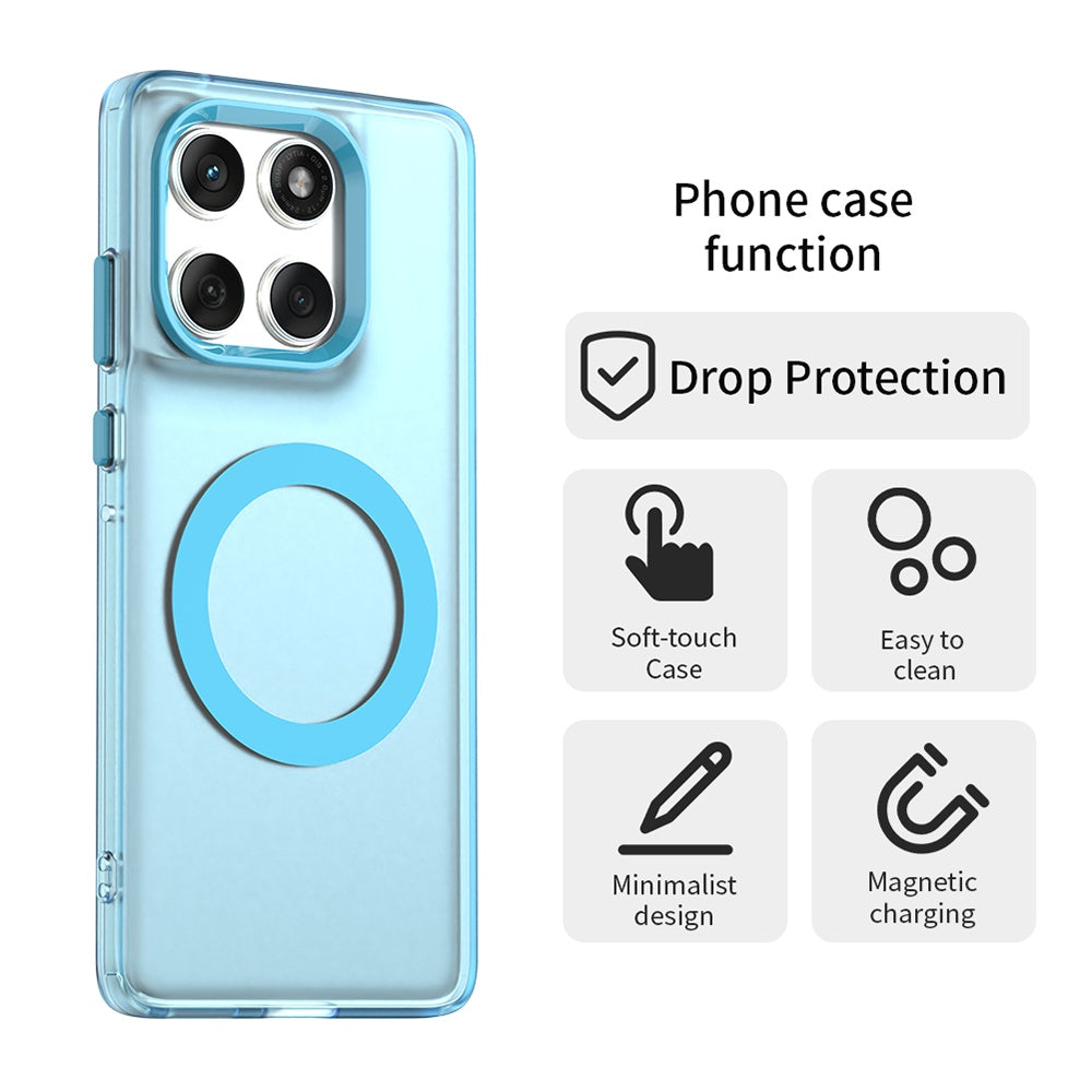 Θήκη MagSafe για Motorola Edge 60 Fusion / Edge 60, Techsuit, CandyCase, Μπλε