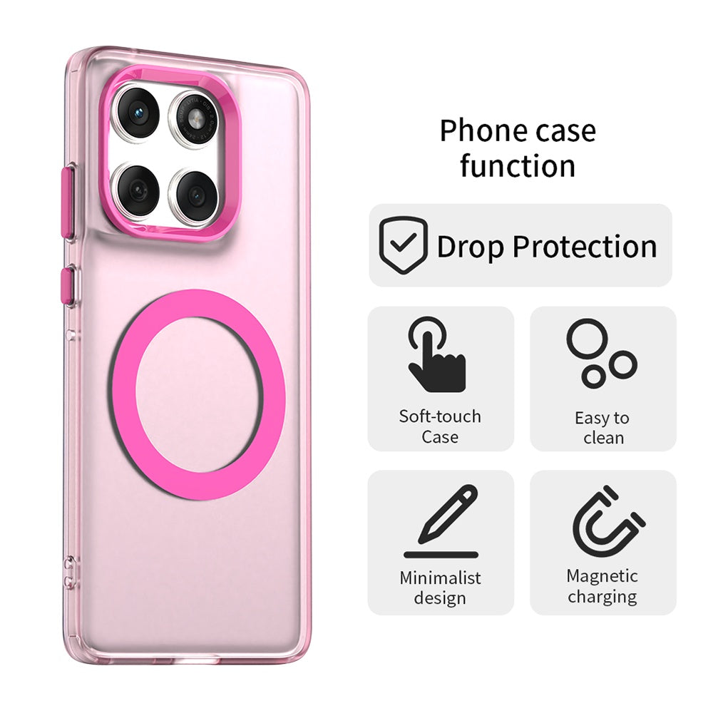 Θήκη MagSafe για Motorola Edge 60 Fusion / Edge 60, Techsuit, CandyCase, Ροζ