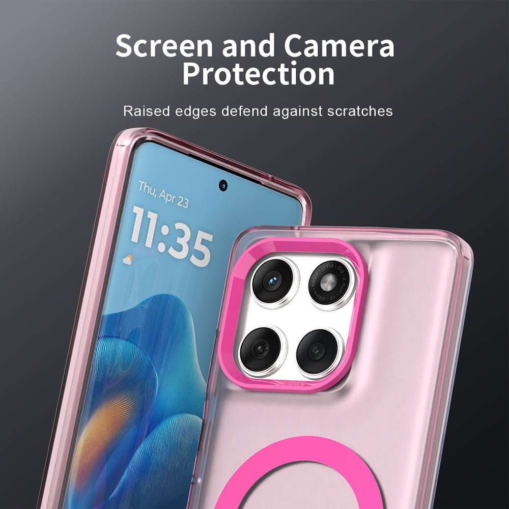 Θήκη MagSafe για Motorola Edge 60 Fusion / Edge 60, Techsuit, CandyCase, Ροζ