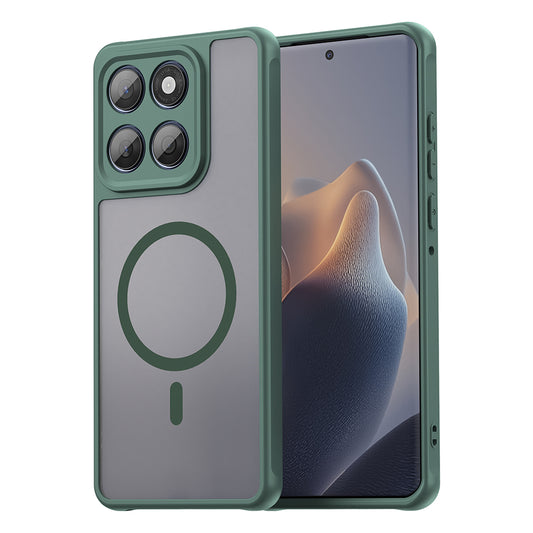 Θήκη MagSafe για Motorola Edge 60 Fusion / Edge 60, Techsuit, HaloFrost II, Πράσινο