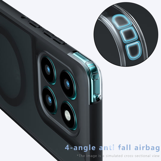 Θήκη MagSafe για Motorola Edge 60 Fusion / Edge 60, Techsuit, PureFrost, Μαύρη