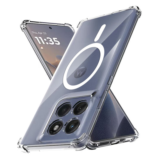 Θήκη MagSafe για Motorola Edge 60 Fusion / Edge 60, Techsuit, Ανθεκτική σε Κρούσεις, Διαφανής