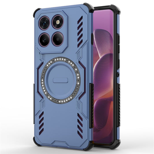 MagSafe Case for Motorola Edge 60 Pro, Techsuit, ArmorMag, Blue