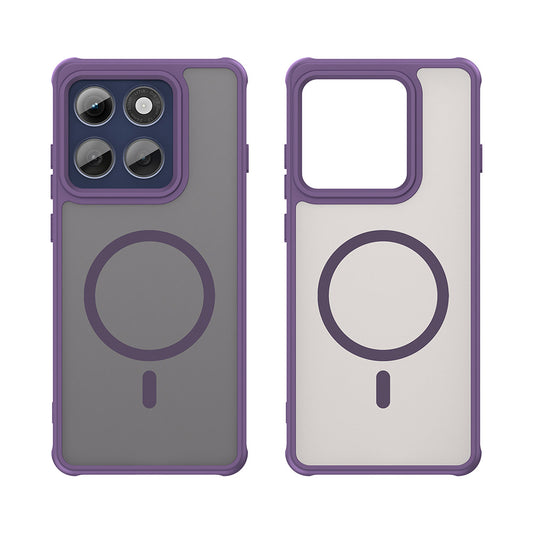 Θήκη MagSafe για Motorola Edge 60 Pro, Techsuit, HaloFrost II (Μεγάλη Τρύπα Φακού), Μωβ