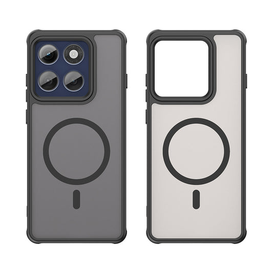 Θήκη MagSafe για Motorola Edge 60 Pro, Techsuit, HaloFrost II (Μεγάλη Οπή Φακού), Μαύρη