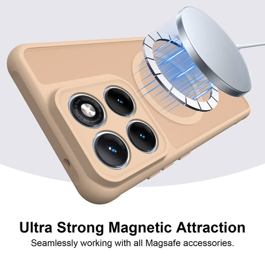 Θήκη MagSafe για Motorola Edge 70 Fusion, Techsuit, HaloFrost II, Χρυσή