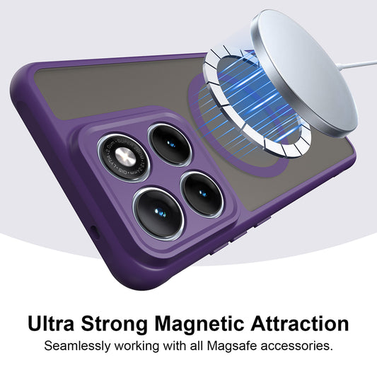 Θήκη MagSafe για Motorola Edge 70 Fusion, Techsuit, HaloFrost II, Μωβ