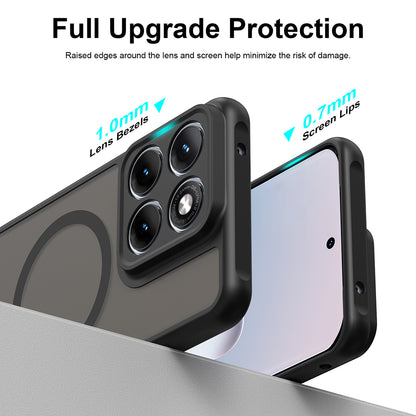 Θήκη MagSafe για Motorola Edge 70 Fusion, Techsuit, HaloFrost II, Μαύρη