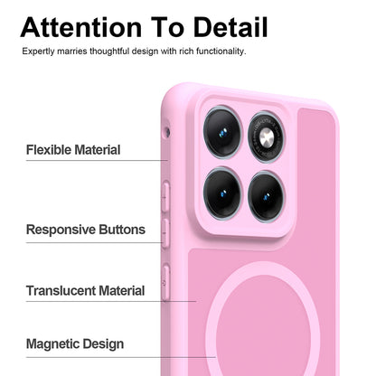 Θήκη MagSafe για Motorola Edge 70 Fusion, Techsuit, HaloFrost II, Ροζ