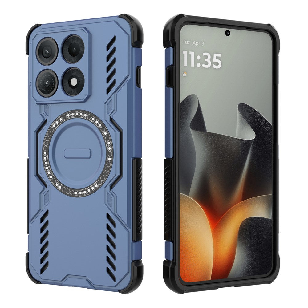 Θήκη MagSafe για Motorola Edge 70 Max, Techsuit, ArmorMag, Μπλε