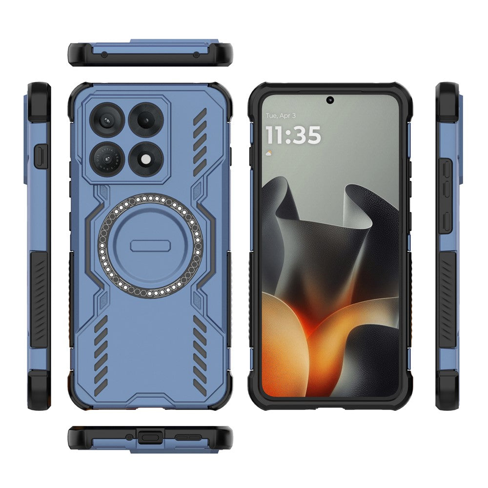Θήκη MagSafe για Motorola Edge 70 Max, Techsuit, ArmorMag, Μπλε