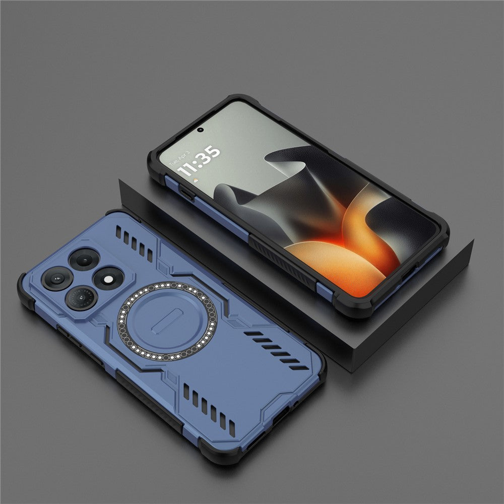 Θήκη MagSafe για Motorola Edge 70 Max, Techsuit, ArmorMag, Μπλε
