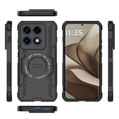 MagSafe Case for Motorola Edge 70 Pro, Techsuit, ArmorMag, Black